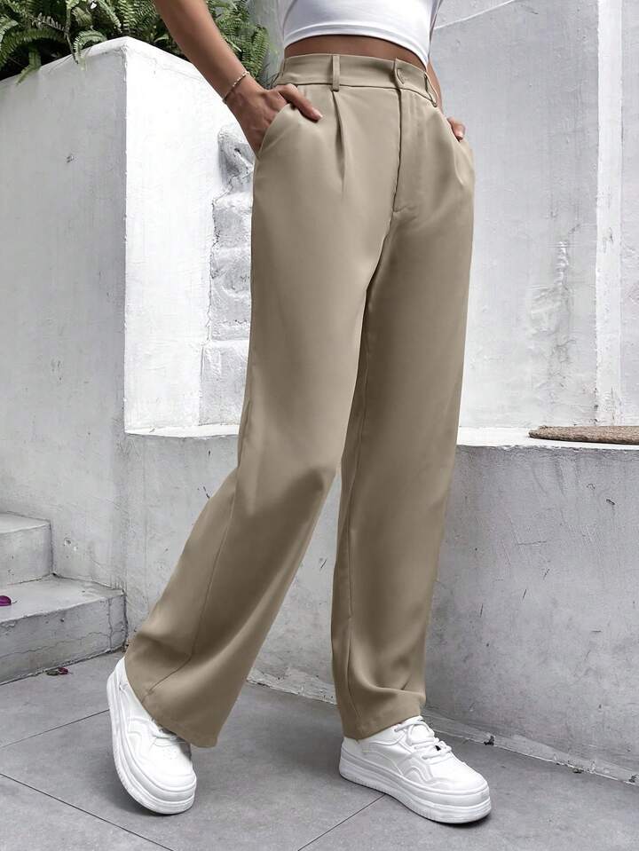 Buy Sand Brown Corduroy Straight Leg Pants Online - Label Ritu Kumar India  Store View
